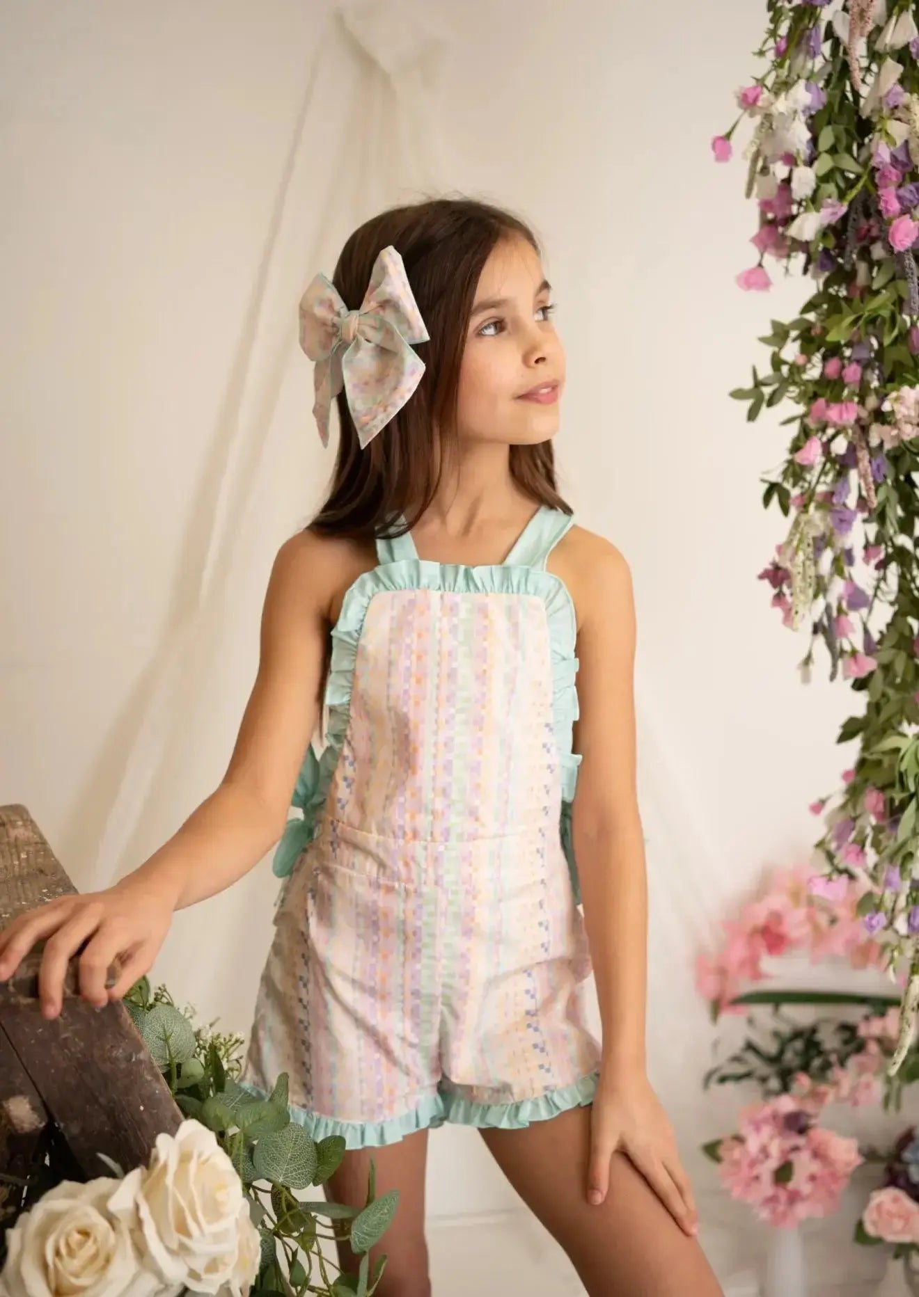 Babine Girls Missoni Abstract Frilly Playsuit Babine