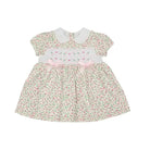 SS26 Baby Girls Floral Smock Dress Dainty Delilah