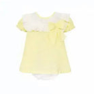 SS26 Baby Girls Lemon A Line Dress & Knickers Dainty Delilah
