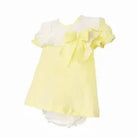 SS26 Baby Girls Lemon A Line Dress & Knickers Dainty Delilah