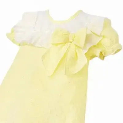 SS26 Baby Girls Lemon A Line Dress & Knickers Dainty Delilah