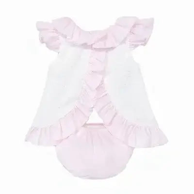 SS26 Baby Girls Open Back Dress & Knickers Dainty Delilah