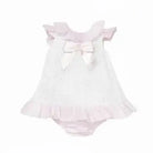 SS26 Baby Girls White Embroidery Dress & Knickers Dainty Delilah