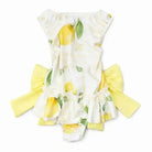 SS26 Girls Summer Lemon Frilly Bow Swimming Costume