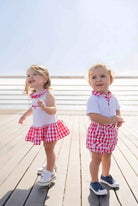 SS26 Miranda Baby Boys Red Check Shirt & Short Set