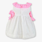 Miranda Baby Girls White & Neon Pink Sun Dress Miranda
