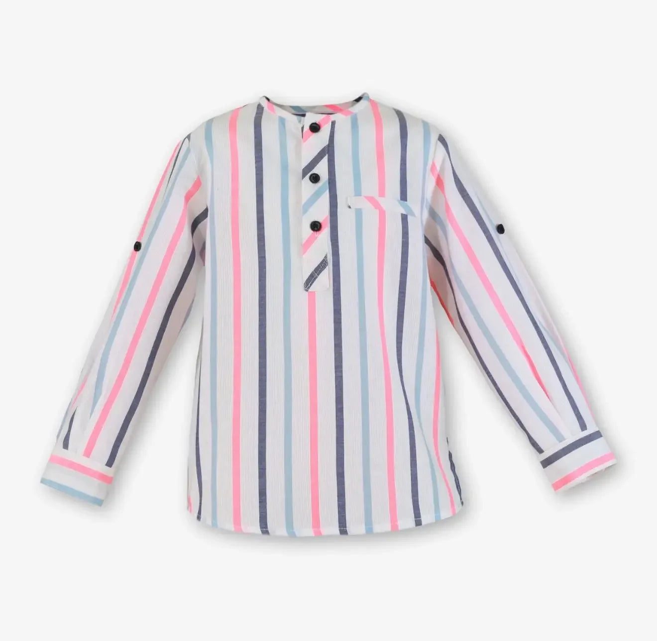 Miranda Boys Neon Stripe Shirt & Short Set Miranda