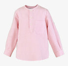Miranda Boys Pink & White Check Shirt & Shorts Miranda