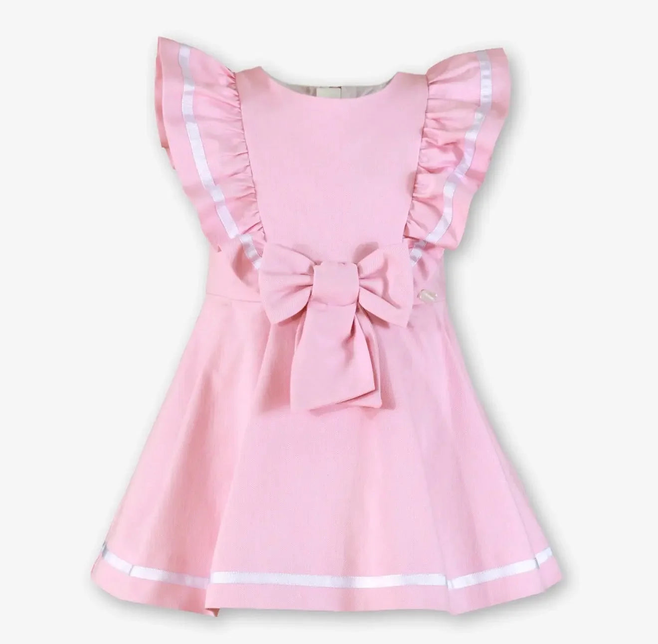 Miranda Girls Pink & White Sailor Dress Miranda