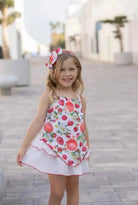SS26 Miranda Girls Red Fruit A Line Dress
