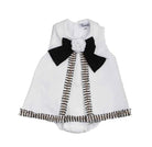 SS26  Naxos Baby Girls Black Chanel Dress & Knickers