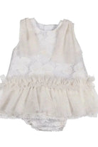 AW25 Naxos Baby Girls Cream Tweed Dress Naxos