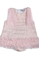 SS26 Naxos Baby Girls Pink Tulle Dress & Knickers Naxos