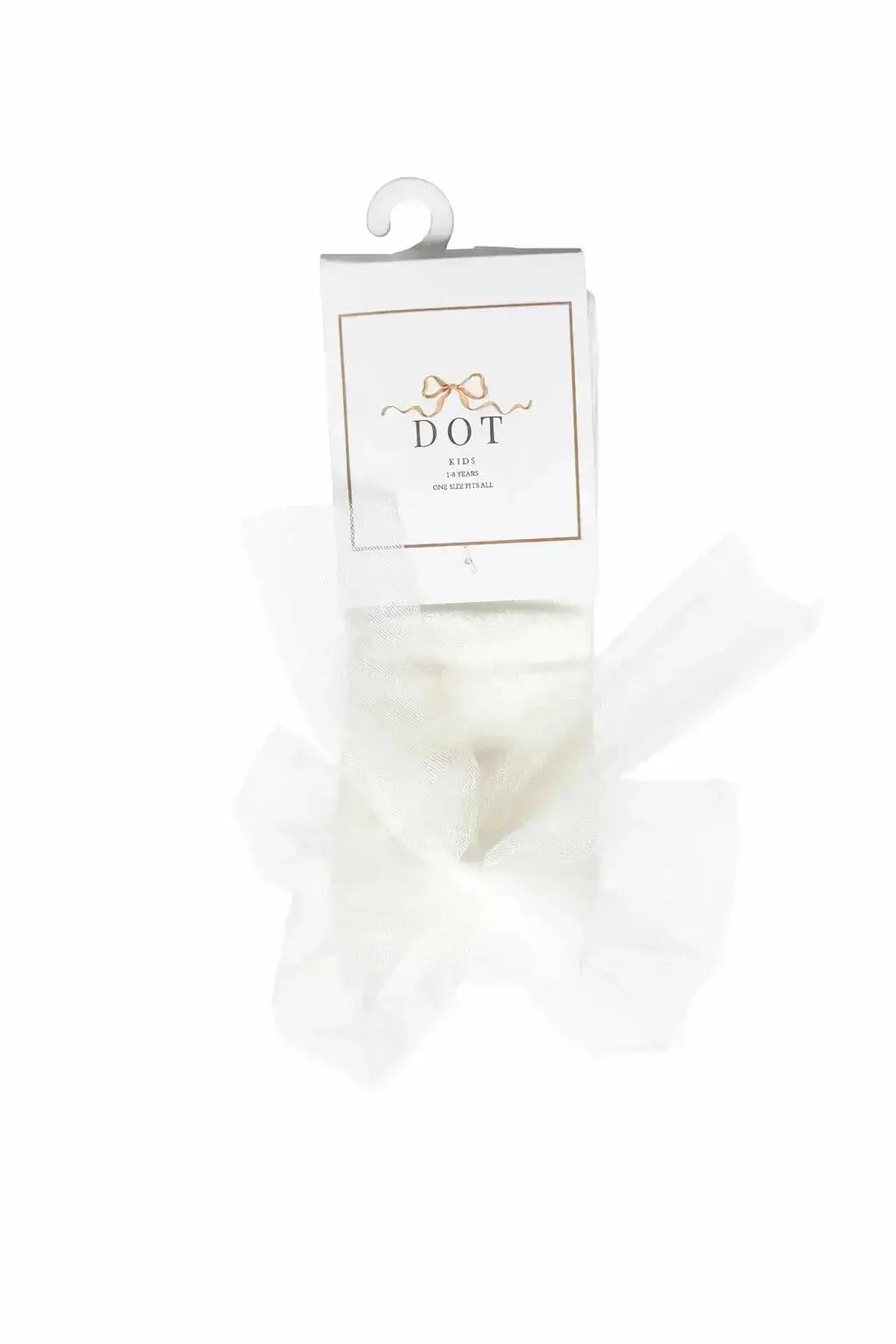 Tulle Girls Spanish Bow Knee Socks Dainty Delilah
