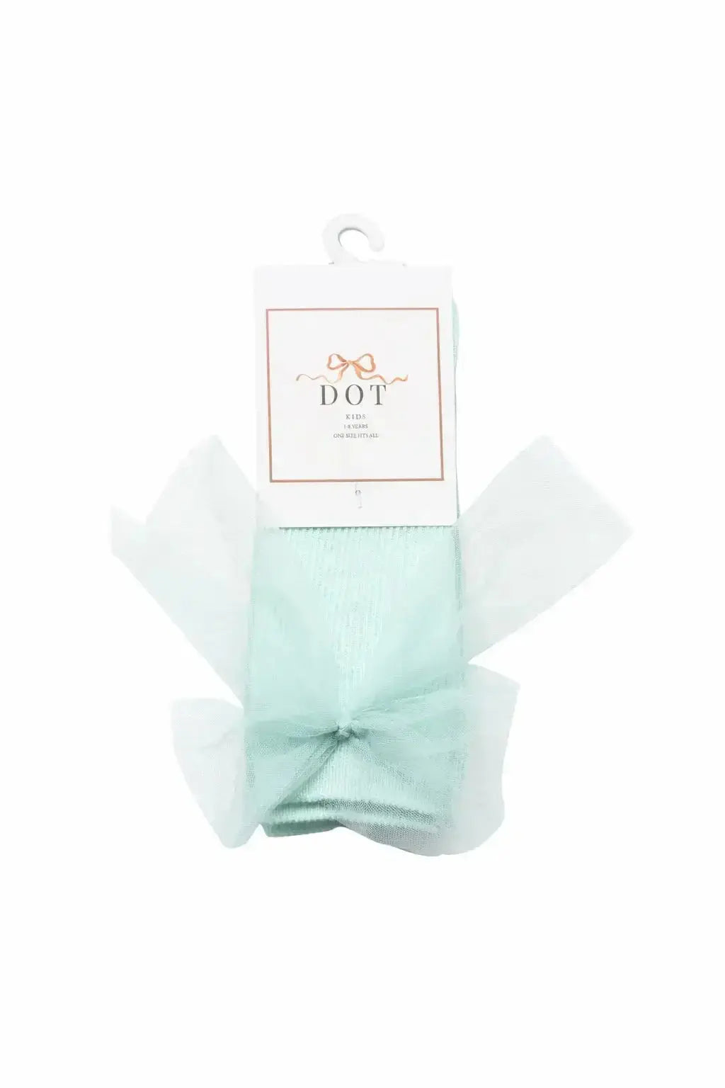 Tulle Girls Spanish Bow Knee Socks Dainty Delilah