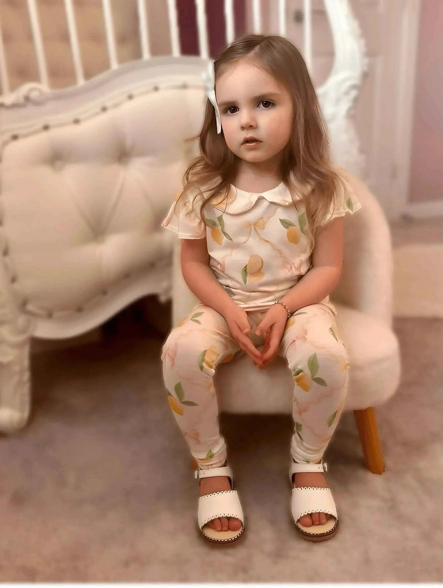 Vintage Lemons Soft Touch Loungewear Set - AW26  
Available Sizes: 2/3 Years, 3/4 Years, 5/6 Years, 7/8 Years, 9/10 Years, 10/12 Years